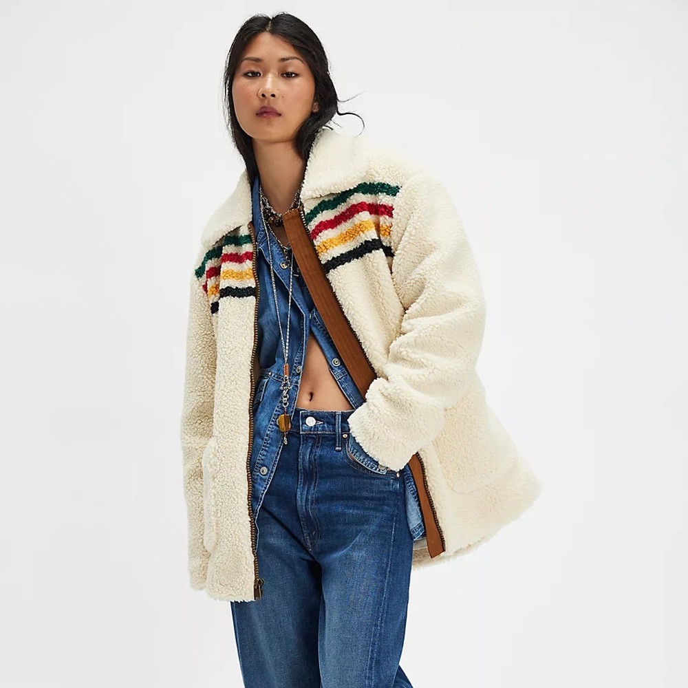 Pendleton Glacier Sunset Sherpa Fleece Jacket